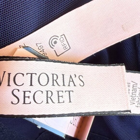 Victoria’s Secret Corset Top Bustier Lace Blue Strapless XL - Picture 5 of 12